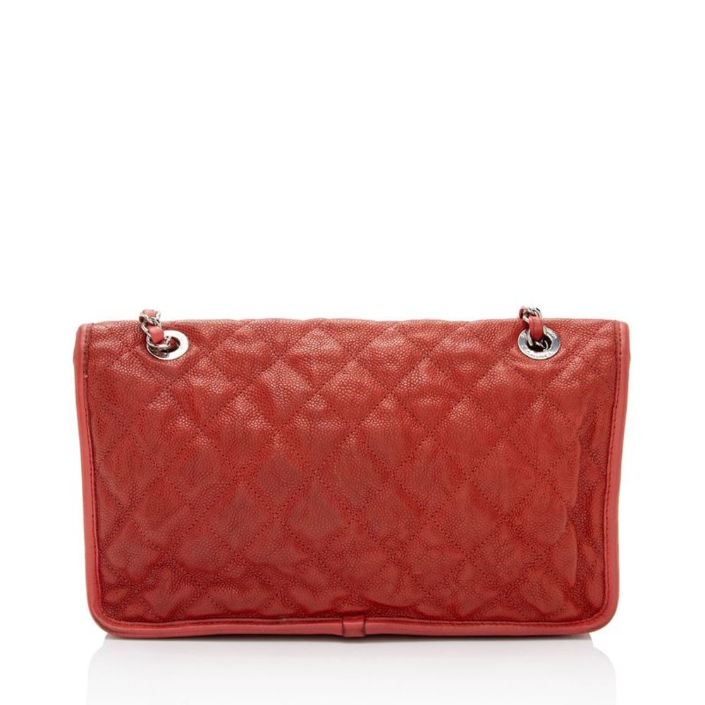 Chanel Caviar Leather French Riviera Medium Flap Bag - Picture 3 of 15